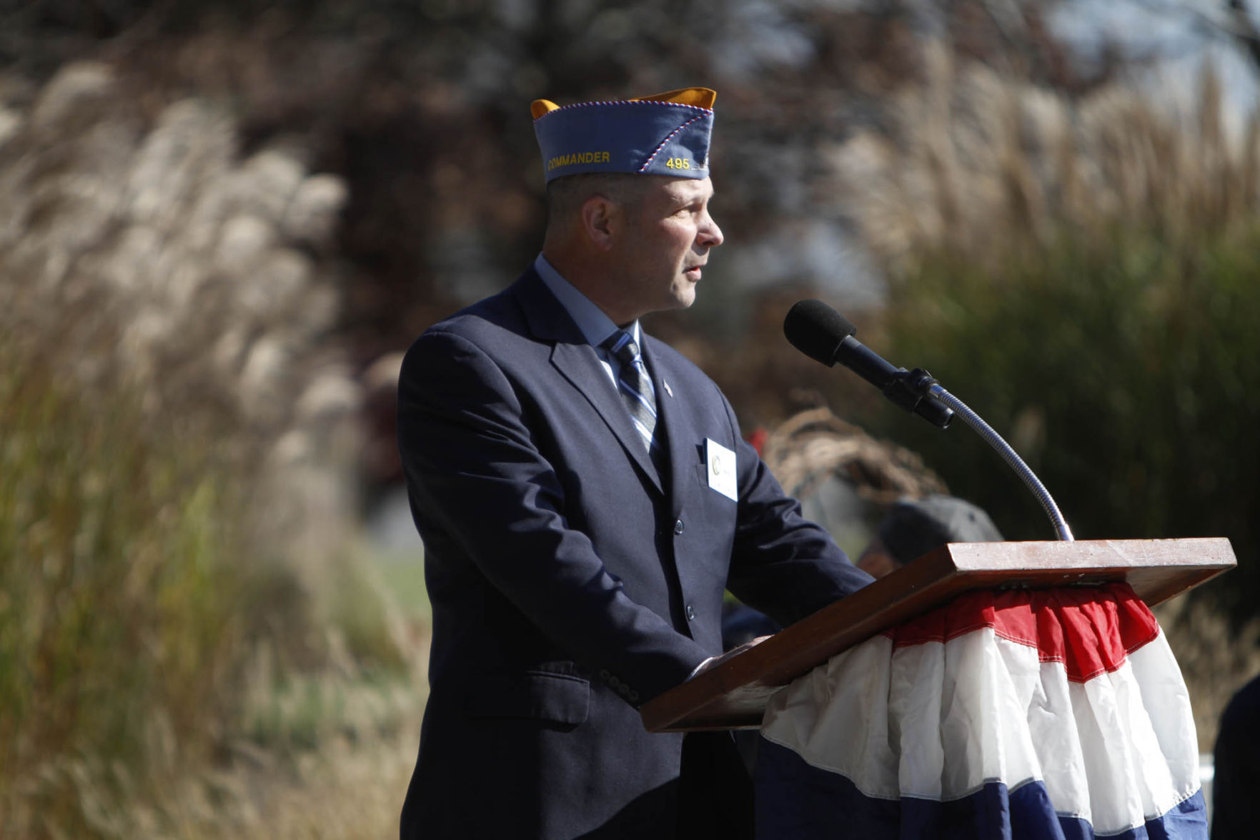 Veterans honored during service at park